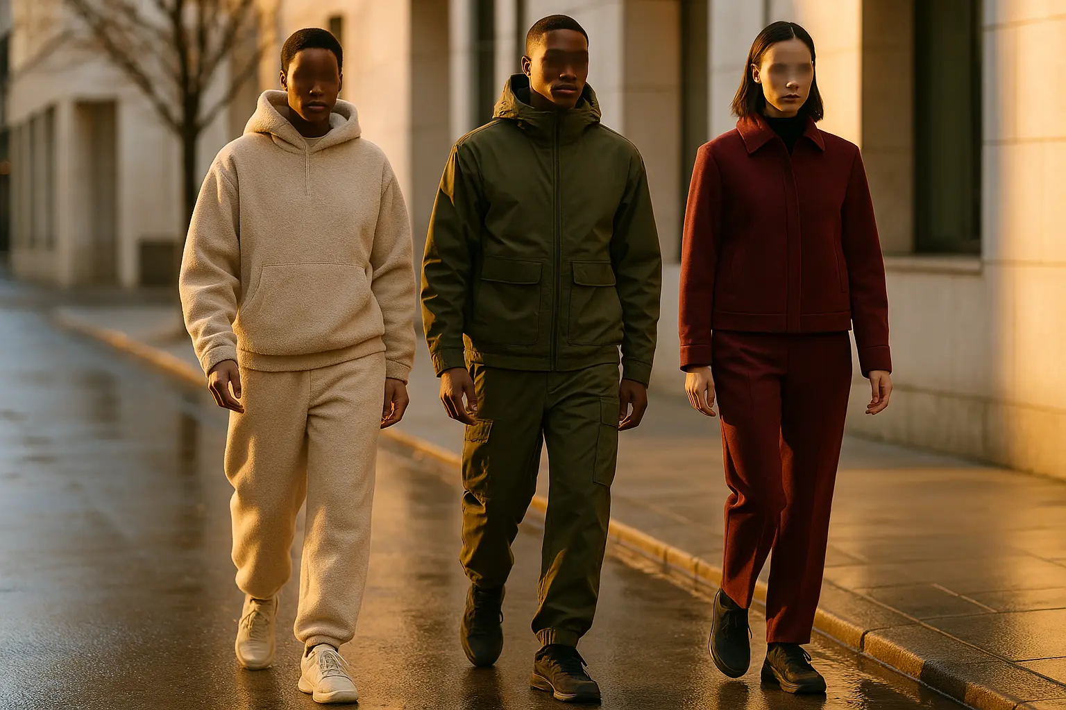survêtements tendance hiver 2025 : coupes et matières